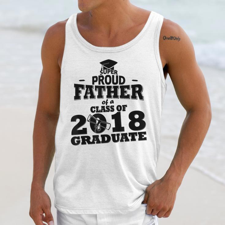 Proud Father Of A Class Of 2018 Graduate Tee Graduation Z1 Unisex Tank Top