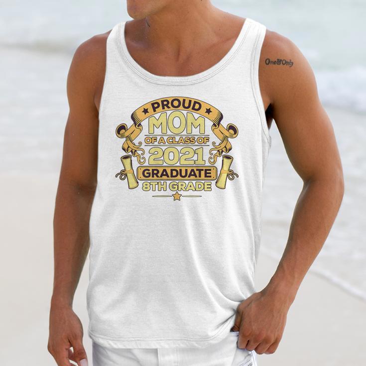 Proud Mom Graduation Of 8th Grade Graduate Unisex Tank Top