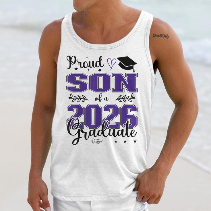 Proud Son Of a Class Of 2026 Graduate For Graduation Unisex Tank Top