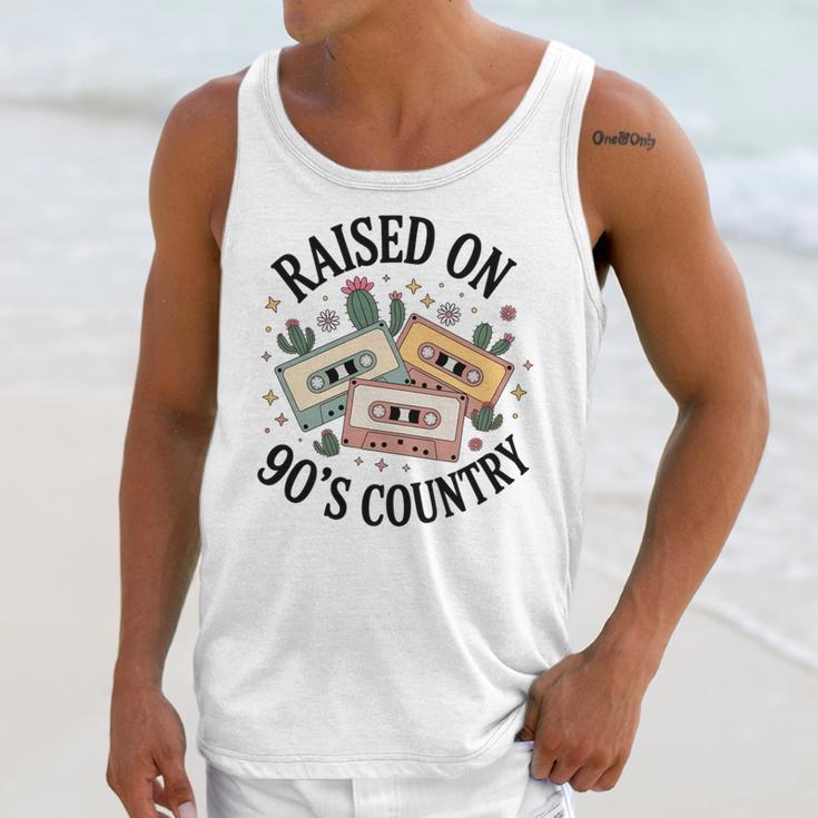 Raised On 90's Country Music Lover Nostalgia Retro Vibe Premium Tri-Blend Unisex Tank Top Raised On 90's Country Music Lover Nostalgia Retro Vibe Premium Tri-Blend Unisex Tank Top