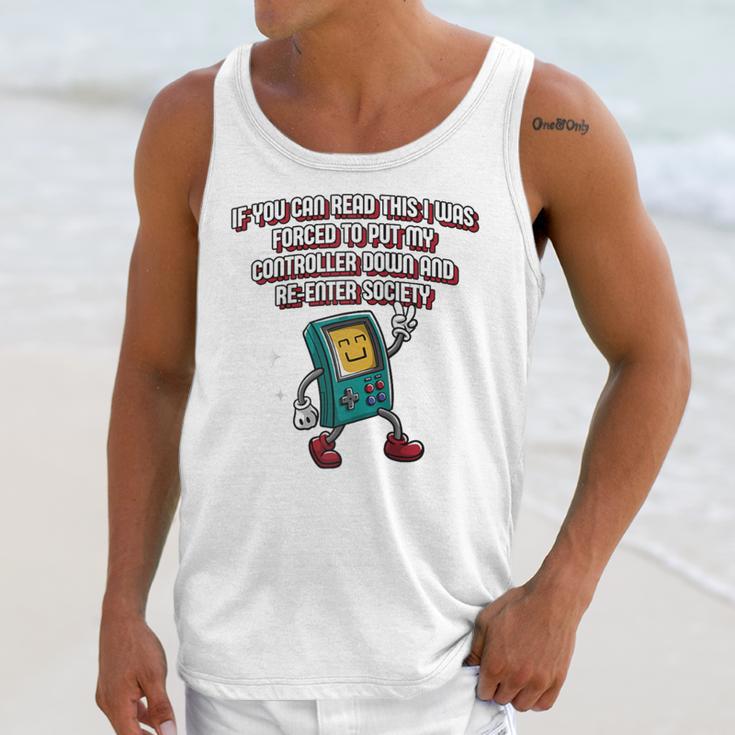If You Can Read This Gamer Humor Gaming Introvert Raglan Baseball Tee Unisex Tank Top If You Can Read This Gamer Humor Gaming Introvert Raglan Baseball Tee Unisex Tank Top