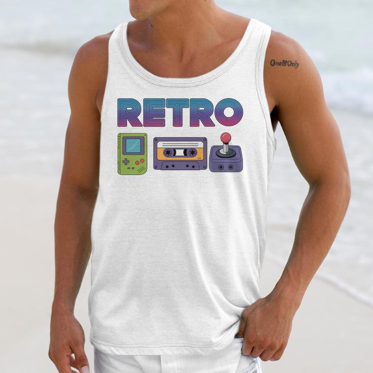 Retro Gaming Nostalgia Tee Perfect For Vintage Lovers Premium Tri-Blend Unisex Tank Top