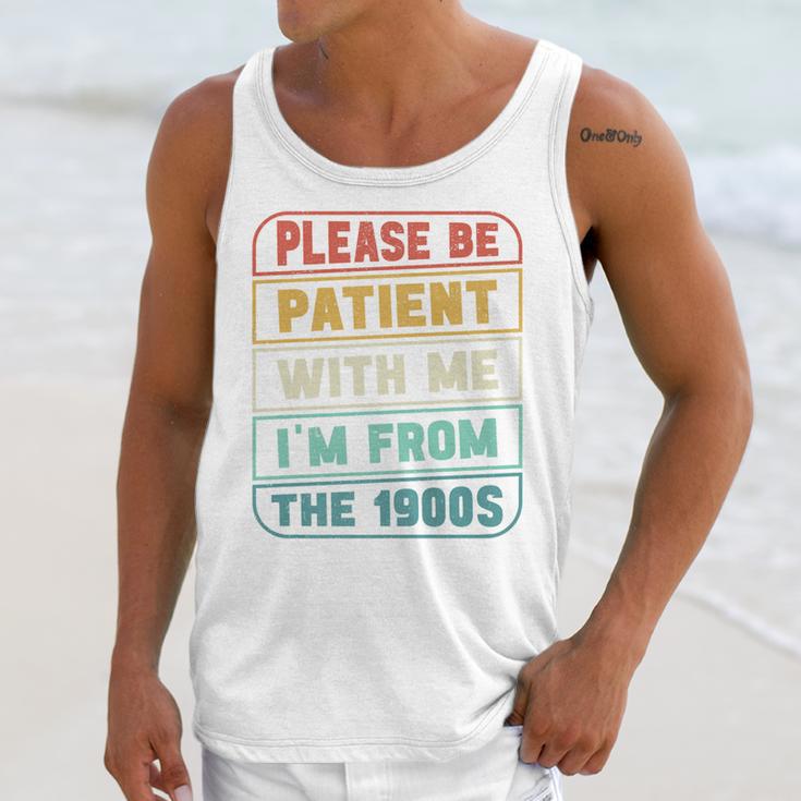 Retro Humor Please Be Patient With Me I'm From The 1900s Premium Unisex Tank Top Retro Humor Please Be Patient With Me I'm From The 1900s Premium Unisex Tank Top