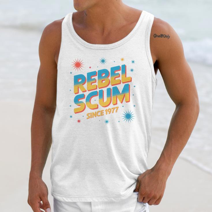 Retro Sci Fi Star Rebel 1977 Space Vintage Nerd Nostalgia Premium Unisex Tank Top