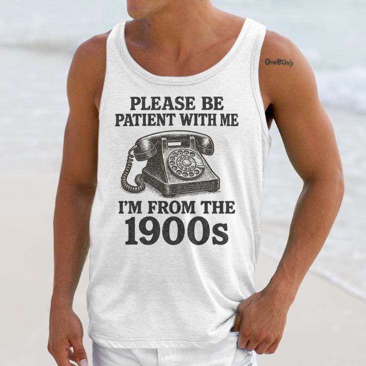 Sarcastic Please Be Patient I'm From The 1900s Premium Tri-Blend Unisex Tank Top Sarcastic Please Be Patient I'm From The 1900s Premium Tri-Blend Unisex Tank Top