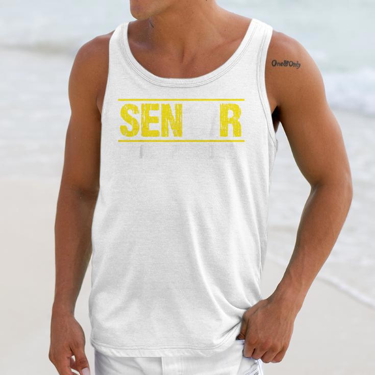 Senior 2018 Class President-School Colors Graduation Unisex Tank Top