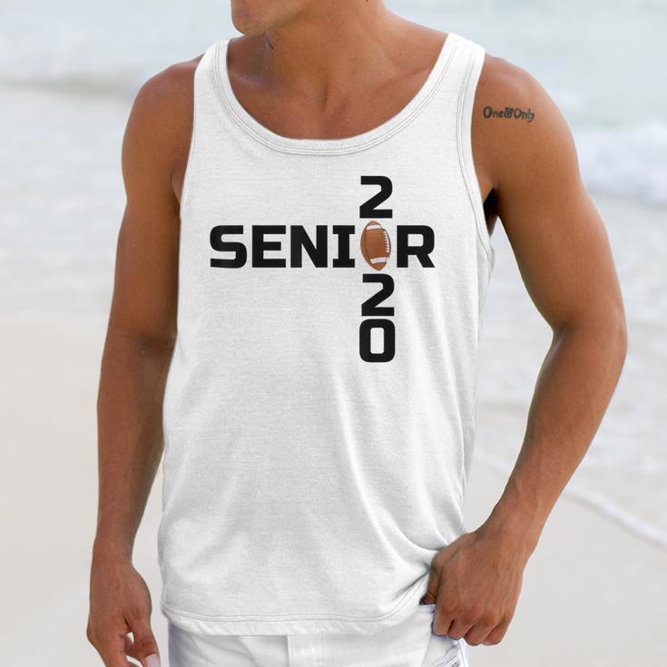 Senior 2020 Football Graduation Shirt Unisex Tank Top