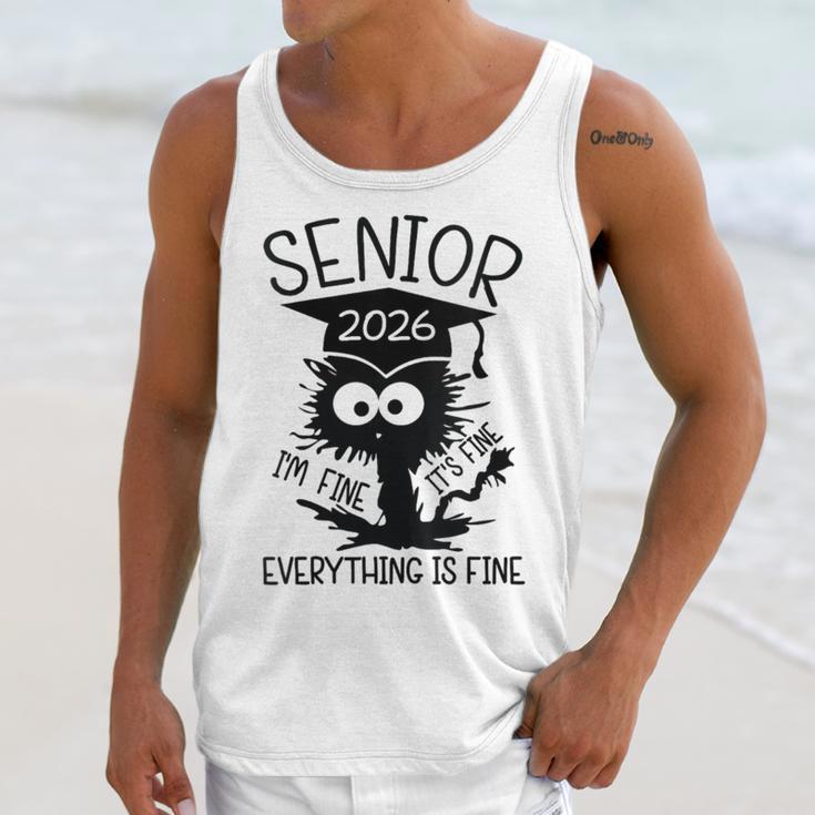 Senior 2026 High School College Graduation Year Class Of 26 Unisex Tank Top