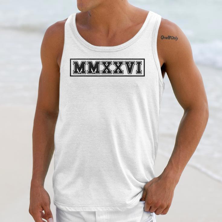 Senior 2026 MMXXVI Graduate Class Of 2026 Graduation Unisex Tank Top