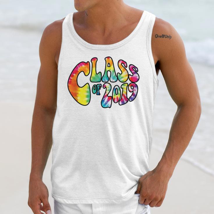 Senior Class Of 2019 Boho Tie Dye Graduation Unisex Tank Top