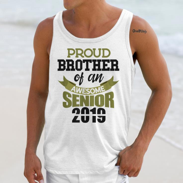 Senior Class Of 2019 Tshirt Graduation Awesome Brother Unisex Tank Top