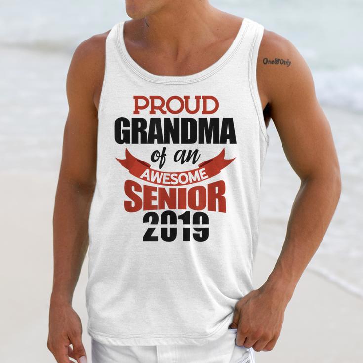 Senior Class Of 2019 Tshirt Graduation Awesome Grandma Unisex Tank Top