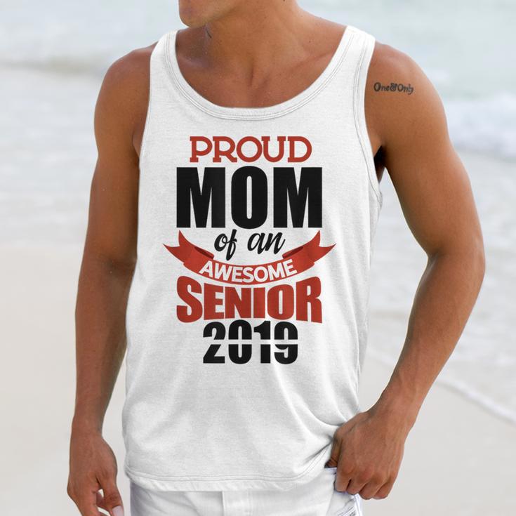 Senior Class Of 2019 Tshirt Graduation Awesome Mom Unisex Tank Top