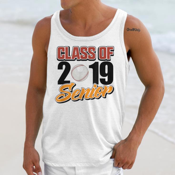 Senior Class Of 2019 Tshirt Graduation School Baseball Unisex Tank Top