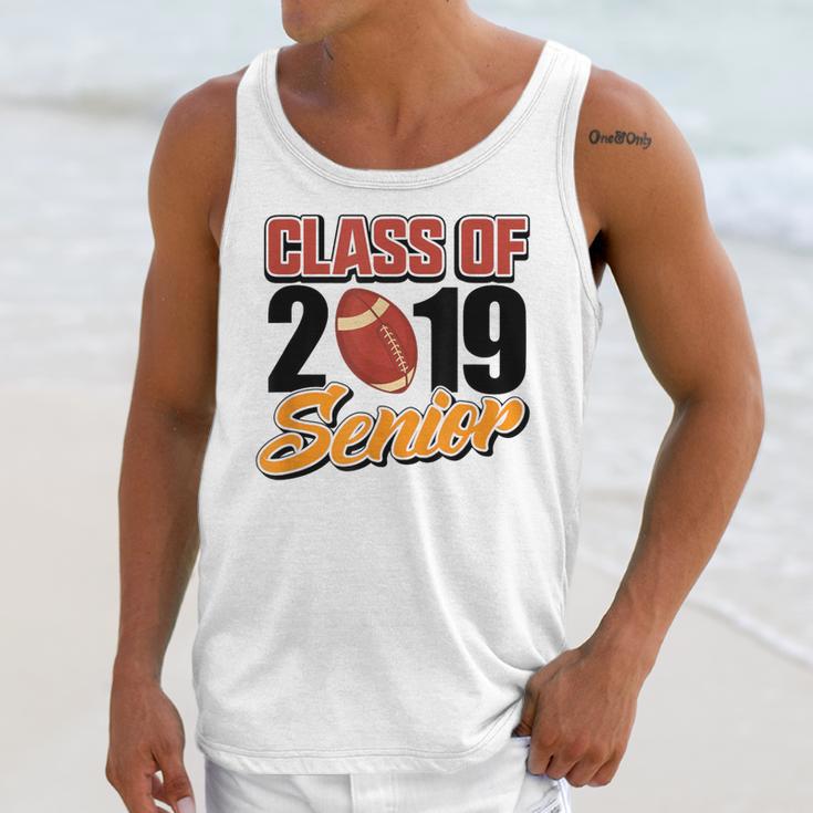 Senior Class Of 2019 Tshirt Graduation Students Football Unisex Tank Top