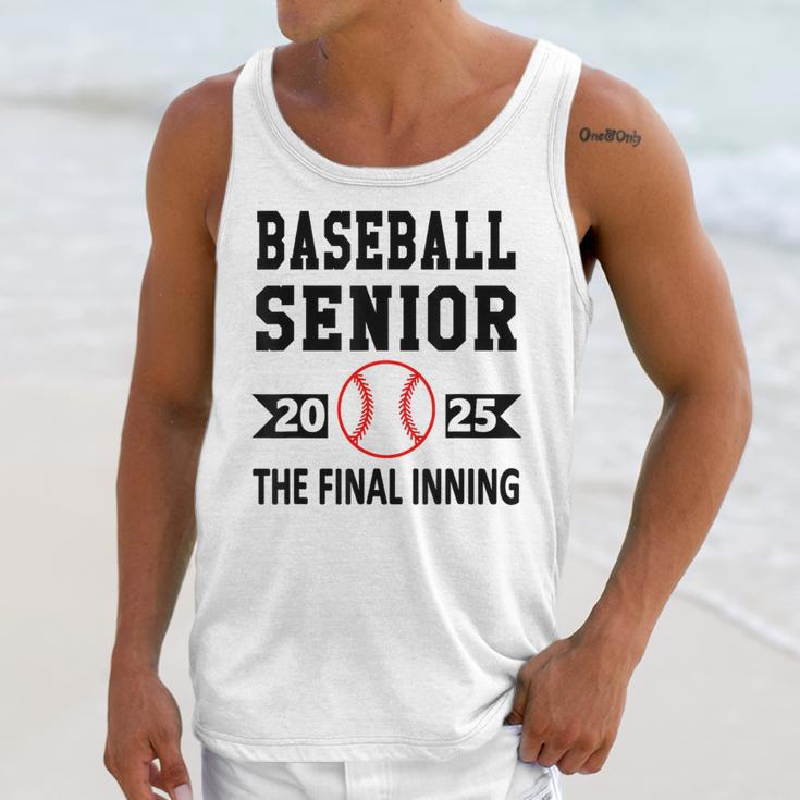 Senior Class Of 2025 Baseball Senior Night Graduation Party Unisex Tank Top