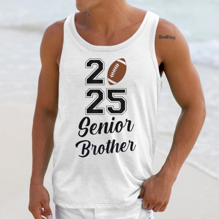 Senior Football Brother Class Of 2025 Graduation Graduate Unisex Tank Top
