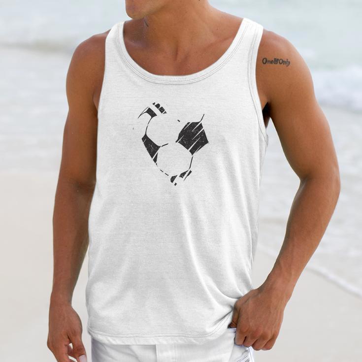 Senior Mommy Class Of 2026 Soccer Graduation Heart Premium Tri-Blend Unisex Tank Top