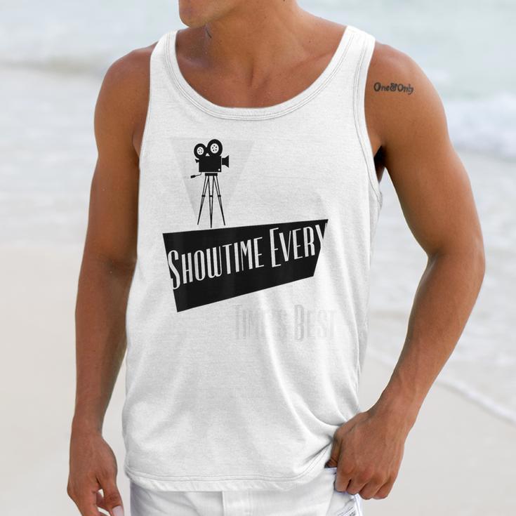 Showtime Every Moment Cinema Nostalgia Film Buff Humor Unisex Tank Top