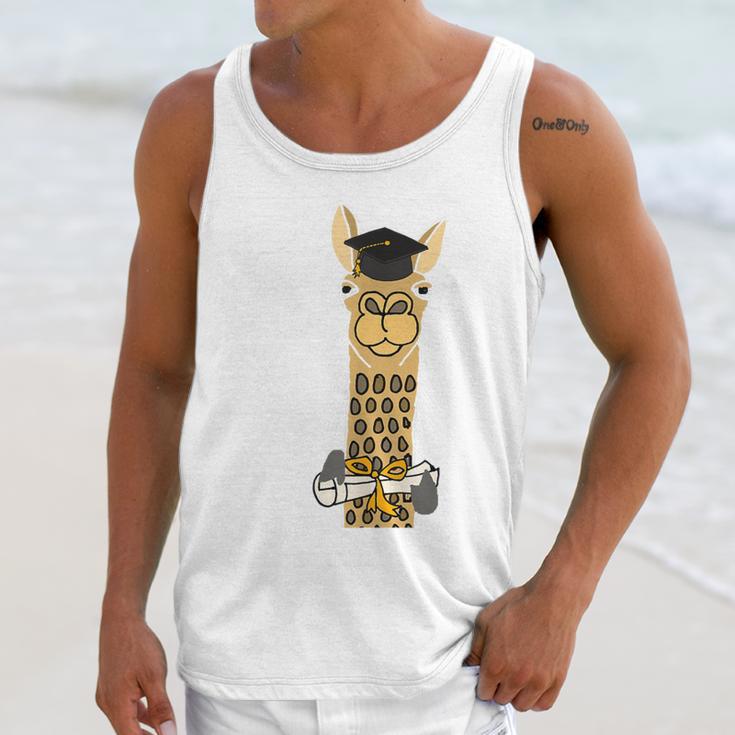 SmileteesGrad Llama Graduation T-Shirt Unisex Tank Top