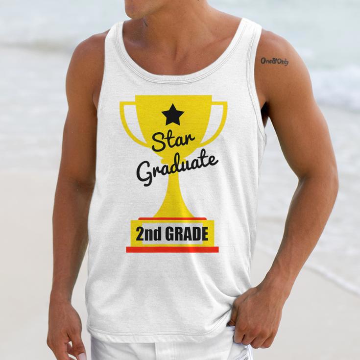 Star Graduate Second Grade Graduation Trophy Cup Unisex Tank Top
