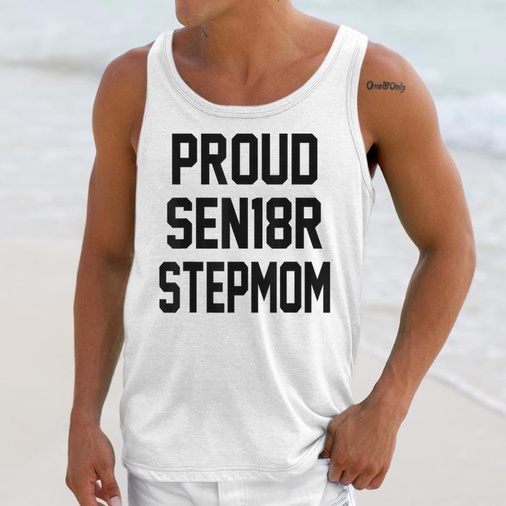 Stepmom Stepmother SEN18R Grad Senior Graduation Party Shirt Unisex Tank Top