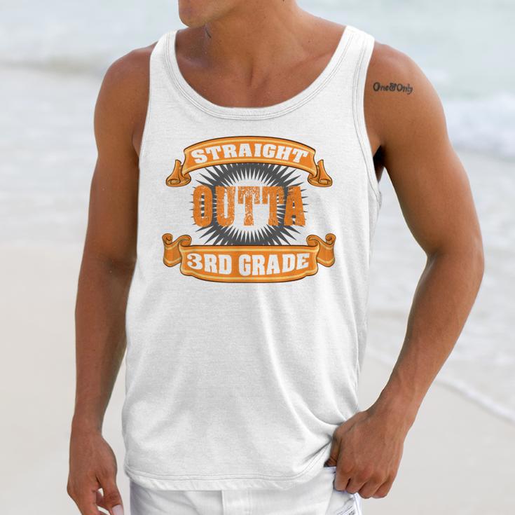 Straight Outta 3rd GradeShirt Third Graduation Boys Girls Unisex Tank Top