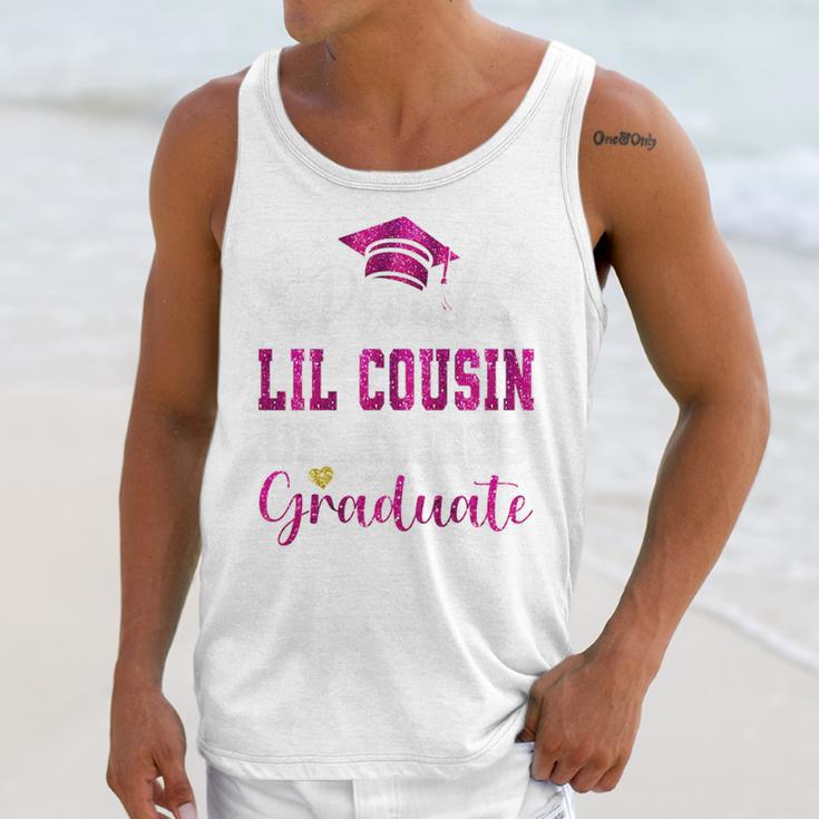 Super Proud Little Cousin Of 2025 Graduate Graduation Family Premium Tri-Blend Unisex Tank Top