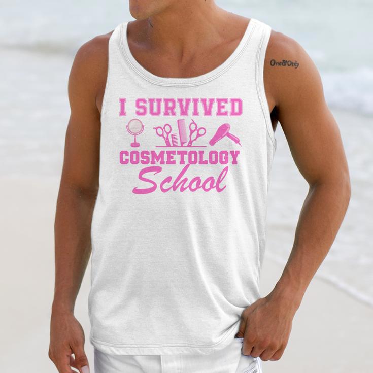 I Survived Cosmetology School Graduation Cosmetology Grad Unisex Tank Top