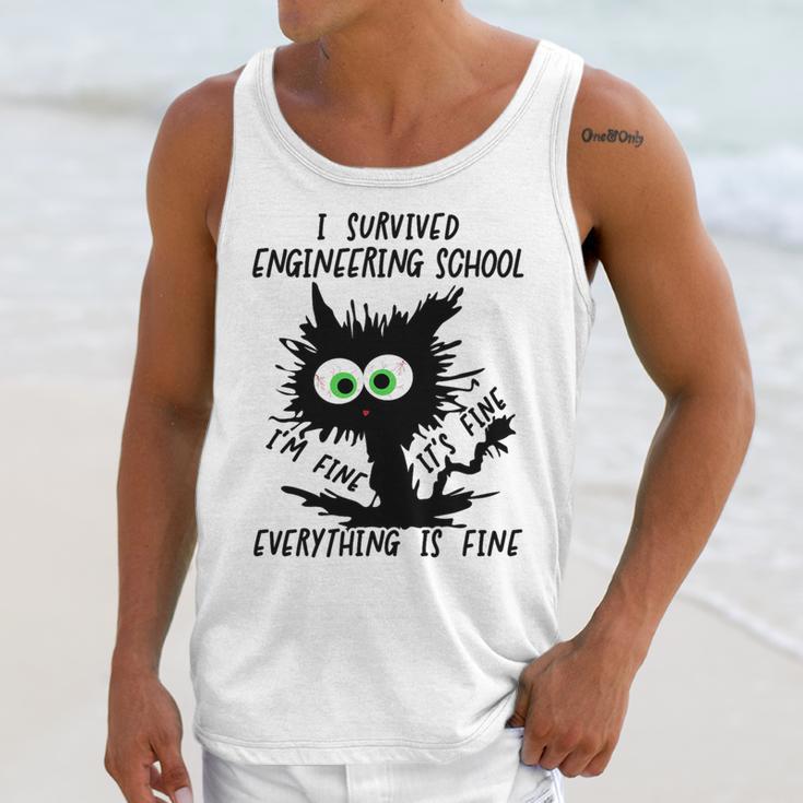 I Survived Engineering School Graduation 2026 Premium Tri-Blend Unisex Tank Top