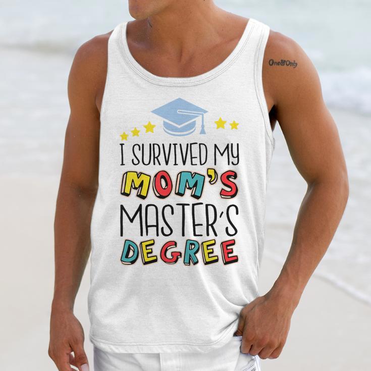 I Survived My Mom's Master's Degree Master Graduation Unisex Tank Top