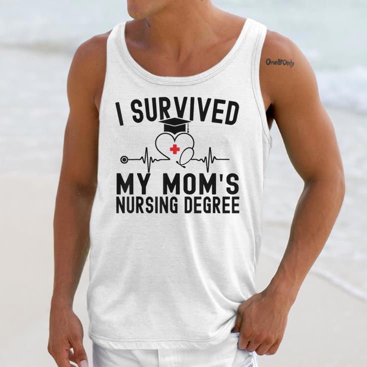 I Survived My Mom's Nursing Degree Nursing School Graduation Unisex Tank Top