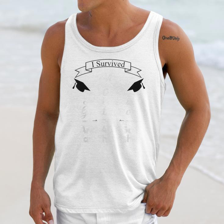 I Survived My Son's High School Graduation Shirt Graduate Unisex Tank Top