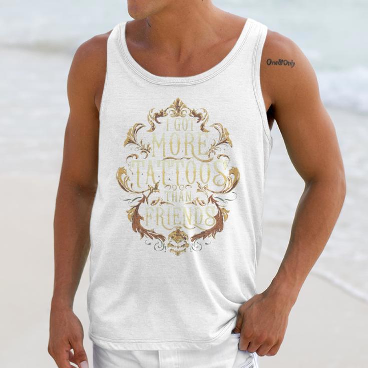 I Have More Tattoos Than Friends Introvert Unisex Tank Top I Have More Tattoos Than Friends Introvert Unisex Tank Top