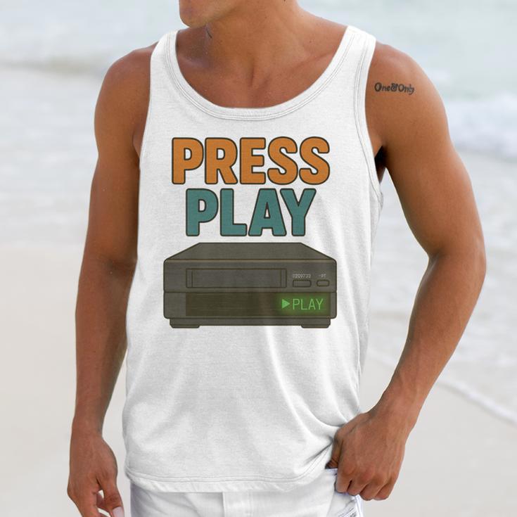 VHS Cassette Retro Analog Nostalgia Theme Premium Unisex Tank Top VHS Cassette Retro Analog Nostalgia Theme Premium Unisex Tank Top