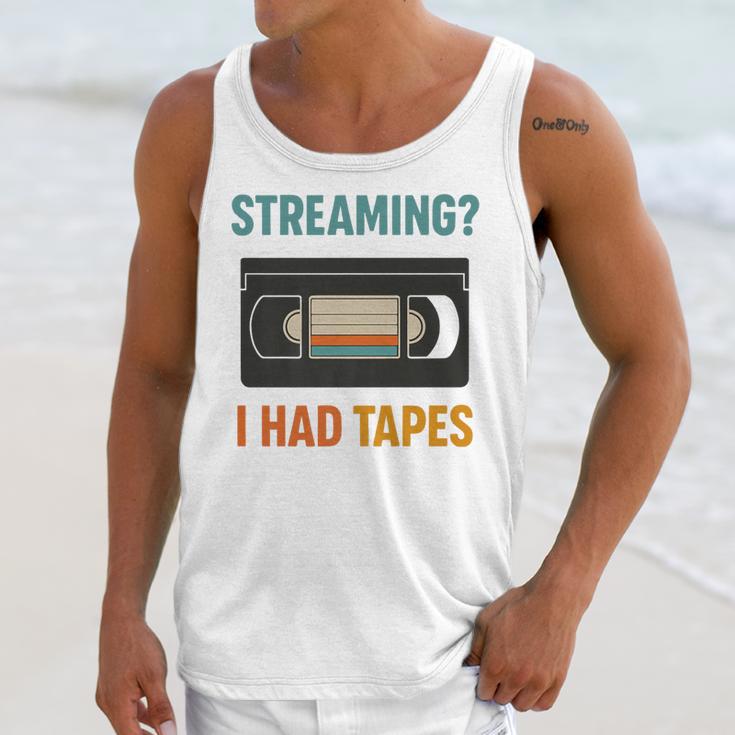 VHS Cassette Tape Retro 80s 90s Nostalgia Premium Unisex Tank Top