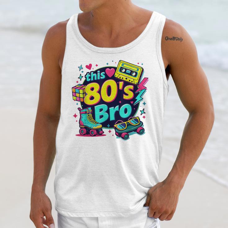 Vintage 80s Bro Eighties Party Costume 80s Nostalgia Unisex Tank Top Vintage 80s Bro Eighties Party Costume 80s Nostalgia Unisex Tank Top