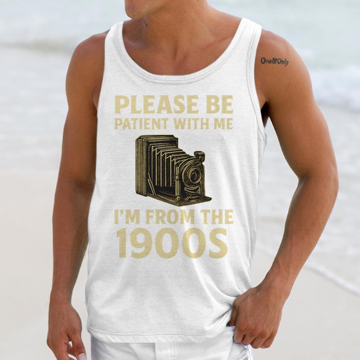 Vintage Please Be Patient With Me I'm From The 1900s Camera Premium Unisex Tank Top