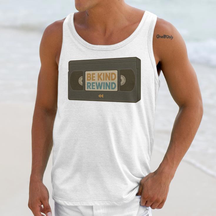 Vintage VHS Tape Humor Retro Nostalgia Graphic Unisex Tank Top