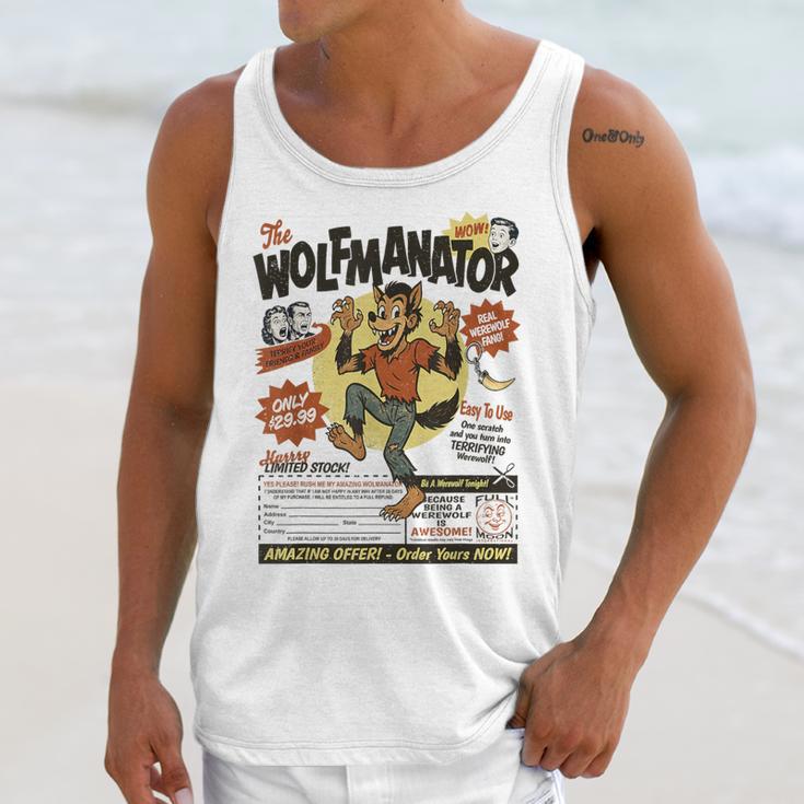Werewolf Wolfmanator Nostalgia Vintage Halloween Unisex Tank Top Werewolf Wolfmanator Nostalgia Vintage Halloween Unisex Tank Top