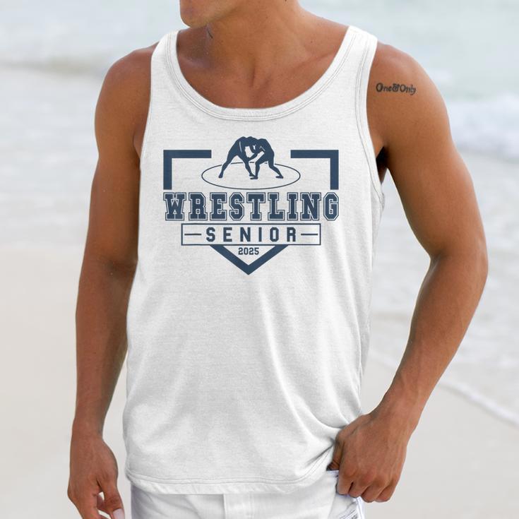 Wrestling Senior Night Wrestling Senior 2025 Graduation 66 Unisex Tank Top