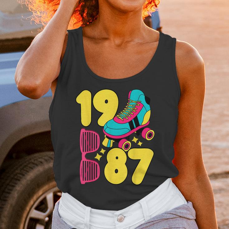 1987 Retro Raised In The 80s Old School Nostalgia Vibes Unisex Tank Top