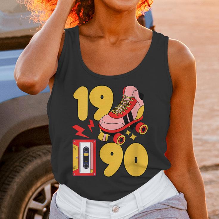 1990 Retro Raised On 90s Music Old School Nostalgia Punk Unisex Tank Top