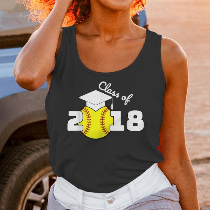 2018 Softball Senior Graduation Shirt For Girls Grad Unisex Tank Top