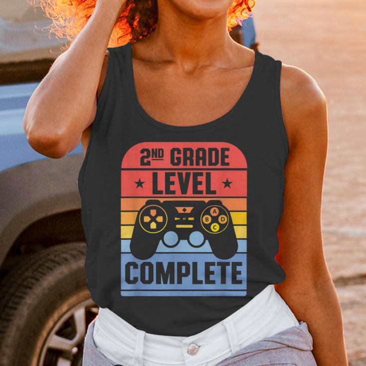 2nd Grade Level Complete Graduation Student Video Gamer Unisex Tank Top