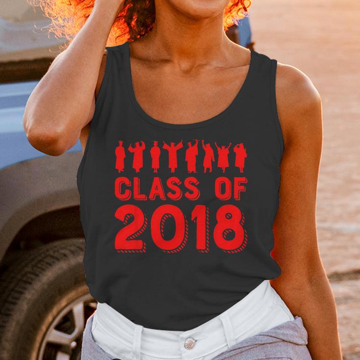 & Red Class Of 2018 Senior GraduationShirt Unisex Tank Top
