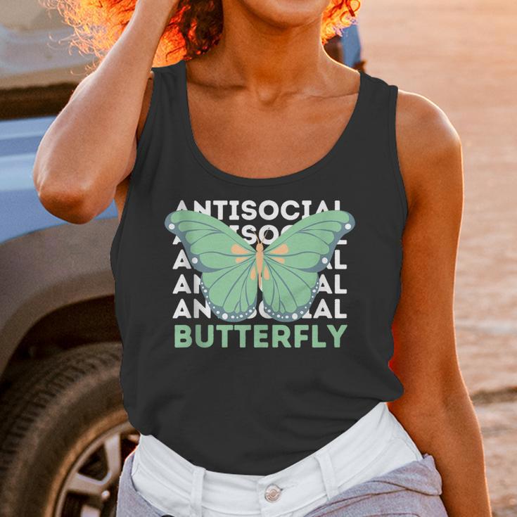 Anti-Social Introvert Butterfly Unisex Tank Top Anti-Social Introvert Butterfly Unisex Tank Top