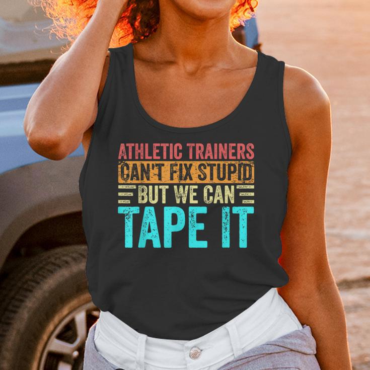 Athletic Trainers Fix Stupid Sports Graduation Vintage Unisex Tank Top