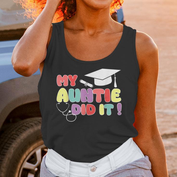 My Auntie Did It Aunt Graduation Nurse Doctor Aunt Graduated Unisex Tank Top