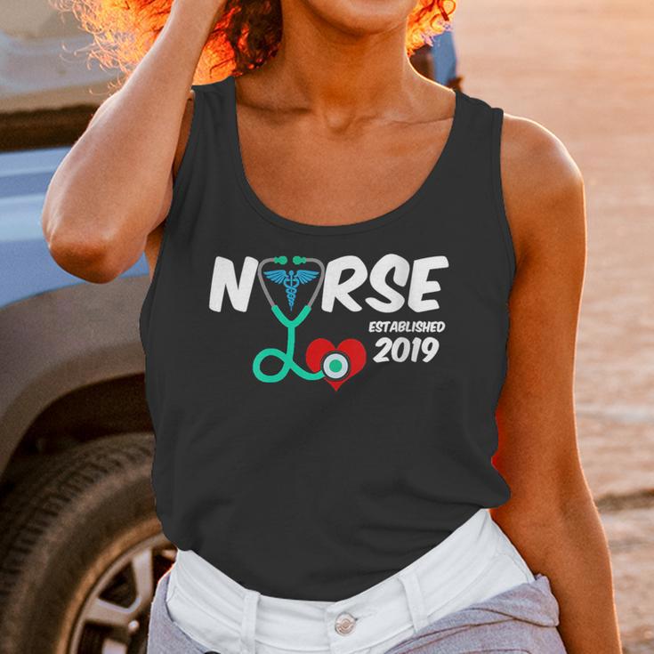 Best Nurse Graduation- RN Nurse Established 2019 LPN Unisex Tank Top
